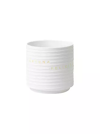 RAEDER | Cache-pot EINKLANG GLÜCK 14x14cm Blanc | 